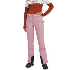 Spodnie narciarskie dla kobiet Protest Kensington. Czerwone spodnie materiałowe damskie Protest, bez wzorów, sportowe. W wyprzedaży za 456.50 zł.