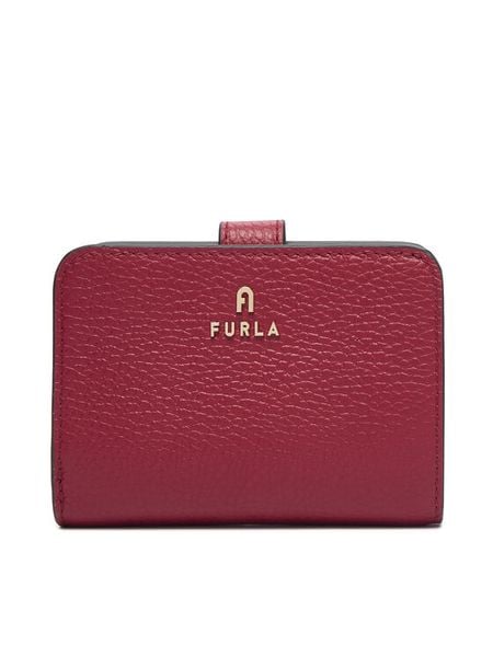 Furla Portfel Camelia S WP00315 HSF000 CN CGQ00 Bordowy. Czerwone portfele damskie Furla, bez wzorów, ze skóry. Za 674.99 zł.