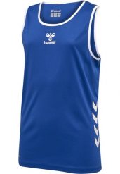 Koszulka dziecięca Hummel Basket. Niebieskie koszulki dziewczęce HUMMEL, bez wzorów, z materiału, bez ramiączek. Za 116.50 zł.