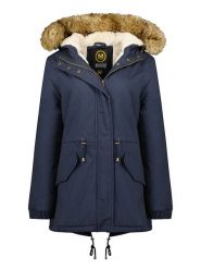 Maison Montaigne Parka "Ampumai" w kolorze granatowym rozmiar: XL. Niebieskie parki damskie Maison Montaigne, xl, bez wzorów. Za 233.87 zł.