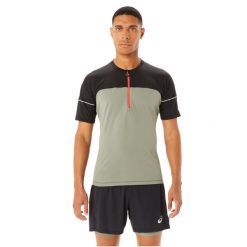 T-shirt sportowy z krótkim rękawem męski Asics Fujitrail Top Tee. Brązowe t-shirty męskie Asics, m, bez wzorów, z poliesteru, bez kołnierzyka. Za 199.99 zł.