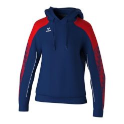 Bluza damska z kapturem Erima Evo Star. Czerwone bluzy z kapturem damskie Erima, na zimę, z materiału. Za 242.00 zł.