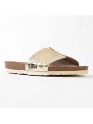 Sunbay Klapki "Djeelia" w kolorze złotym rozmiar: 41. Żółte klapki damskie Sunbay, bez wzorów, z materiału, bez obcasa. Za 174.95 zł.