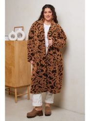 Curvy Lady Płaszcz przejściowy w kolorze brązowym rozmiar: 40/42. Brązowe płaszcze damskie Curvy Lady, bez wzorów, klasyczne. Za 223.95 zł.