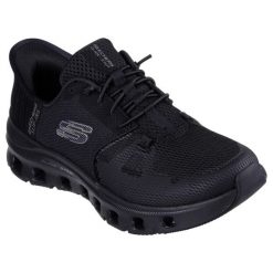 Buty sportowe damskie Skechers Glide step Pro. Czarne buty sportowe na co dzień damskie Skechers, bez wzorów. Za 412.25 zł.