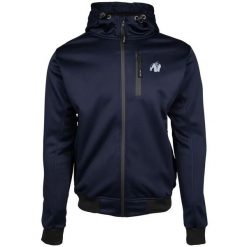 Kurtka z dresu Gorilla Wear Glendal Softshell. Niebieskie kurtki męskie GORILLA WEAR, l, bez wzorów, z dresówki, bez kaptura. Za 400.10 zł.