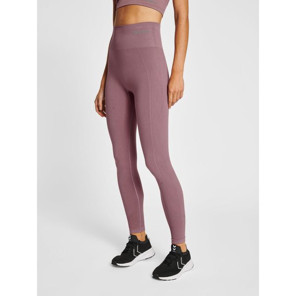 Legginsy damskie Hummel Tif. Fioletowe legginsy damskie HUMMEL, xl, bez wzorów, z materiału. Za 130.50 zł.