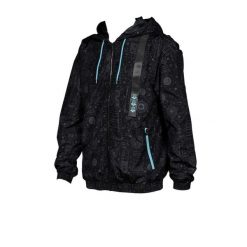 Kurtka sportowa z kapturem przeciwwiatrowa przeciwdeszczowa Arena Titan. Czarne kurtki treningowe męskie Arena, bez wzorów. Za 399.99 zł.