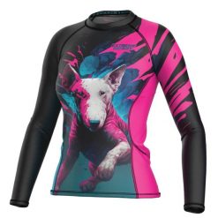 Koszulka Sportowa Rashguard damski MMA EXTREME HOBBY VIVID BULL TERRIER. Czarne bielizna termoaktywna damska EXTREME HOBBY, xl, bez wzorów, z bawełny, bez ramiączek. Za 209.00 zł.