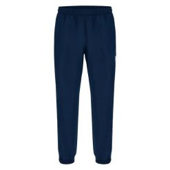 Spodnie treningowe z mikrofibry Macron Orpheus. Niebieskie spodnie materiałowe męskie Macron, bez wzorów, z mikrofibry, sportowe. Za 296.00 zł.