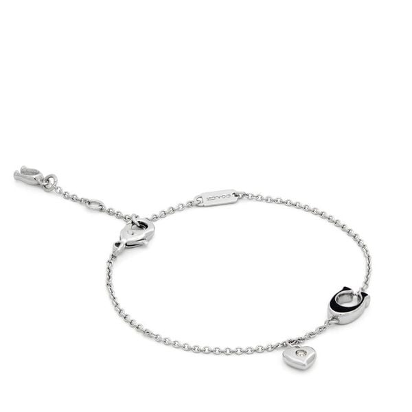 Bransoletka Coach. Szare bransoletki damskie Coach, srebrne. Za 309.99 zł.