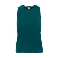 Damski tank top Kari Traa Mija. Niebieskie topy damskie Kari Traa, bez wzorów, bez kołnierzyka. Za 270.00 zł.