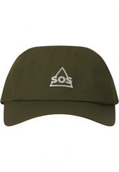 Czapka z daszkiem SOS Ash. Zielone czapki męskie SOS, bez wzorów, z materiału, eleganckie. Za 146.00 zł.