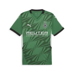 Męska koszulka wyjazdowa Borussia Mönchengladbach 24/25 PUMA Archive Green White. Białe t-shirty sportowe męskie Puma, m, bez ramiączek, do piłki nożnej. W wyprzedaży za 249.00 zł.