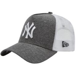 Czapka Trucker New Era MLB New York Yankees. Białe czapki męskie New Era, bez wzorów, z bawełny. Za 149.99 zł.