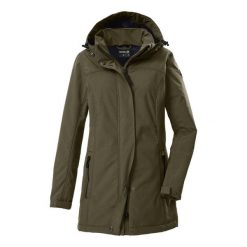 Damska wodoodporna kurtka softshell Killtec GW 36. Szare kurtki damskie GIGA DX, s, bez wzorów, z futra. Za 603.75 zł.