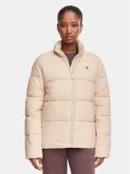 Guess Kurtka zimowa V4YL03 WFUD0 Beżowy Regular Fit. Brązowe kurtki damskie Guess, na zimę, l, z aplikacjami, z syntetyku, bez kaptura. Za 614.99 zł.