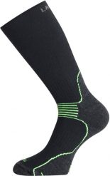 Skarpety merino WSB. Brązowe skarpetki damskie LASTING, bez wzorów, z elastanu. Za 77.00 zł.