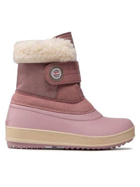 Olang Śniegowce Elfo Różowy. Czerwone kozaki dziewczęce Olang, bez wzorów, z syntetyku, bez obcasa. Za 229.99 zł.