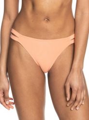 Dół stroju kąpielowego damskiego Roxy Beach Classics. Brązowe bikini damskie Roxy, bez wzorów. Za 48.99 zł.