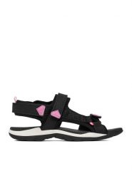 Roxy Sandały CEO-CS8126-01 Czarny. Czarne sandały dziewczęce Roxy, z materiału, bez zapięcia. Za 129.99 zł.