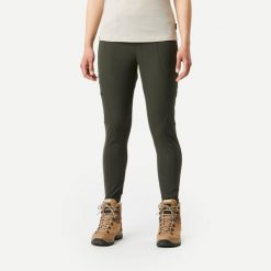 Legginsy trekkingowe damskie Simond Travel 500. Zielone legginsy damskie SIMOND, m, bez wzorów, z elastanu. Za 159.99 zł.