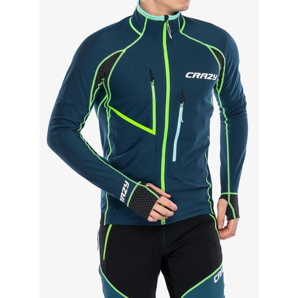 Bluza rozpinana męska Crazy Pull Acceleration. Zielone bluzy bez kaptura męskie Crazy, m. Za 797.99 zł.