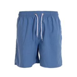 Strój kąpielowy Softee Oasis - elegancki niebieski z ramiączkami. Niebieskie szorty męskie 2117 OF SWEDEN, bez wzorów, eleganckie. Za 152.99 zł.