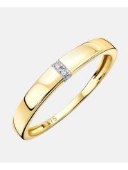 Revoni Złoty pierścionek z diamentami rozmiar: 50. Żółte pierścionki damskie Revoni, z diamentem, złote. Za 741.47 zł.