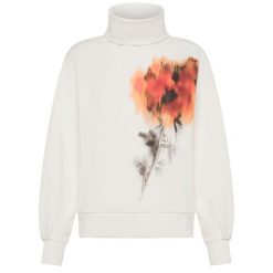 Deha Bluza Z Grafiką Soft Touch Damskie. Białe bluzy bez kaptura damskie Deha, s, z elastanu. Za 417.99 zł.