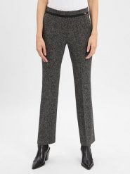 Cambio spodnie materiałowe - Francoise Kobiety wiskoza czarny|biały, 40. Białe spodnie materiałowe damskie Cambio, bez wzorów, z materiału, eleganckie. Za 649.95 zł.