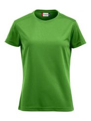 Clique Ice-T Women koszulka z oddychającego poliestru – apple green. Zielone t-shirty damskie CLIQUE, xl, bez wzorów, z materiału, bez kołnierzyka. Za 114.44 zł.