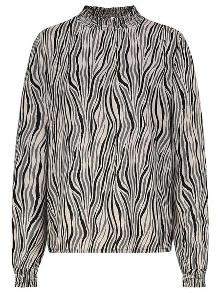 Sublevel Bluzka w kolorze biało-czarnym rozmiar: XL. Białe bluzki damskie Sublevel, s, bez wzorów, z wiskozy, klasyczne, bez kołnierzyka, bez ramiączek. Za 56.99 zł.