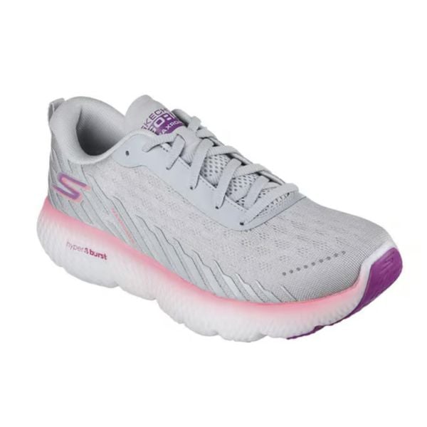 Buty sportowe Damskie Skechers. Szare buty sportowe na co dzień damskie Skechers, bez wzorów. Za 447.99 zł.