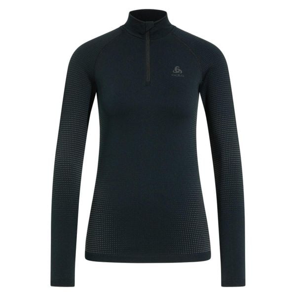 T-shirt Thermique Odlo PERFORMANCE WARM ECO. Czarne bielizna termoaktywna damska Odlo, l, bez wzorów. Za 459.99 zł.