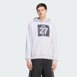 BLUZA Z KAPTUREM AUDI FORMULA ONE TEAM NICO HULKENBERG GRAPHIC I. Szare bluzy sportowe męskie Adidas, bez wzorów, z bawełny, klasyczne, bez kołnierzyka, bez ramiączek. Za 329.00 zł.