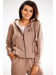 Awama Bluza w kolorze beżowym rozmiar: M. Brązowe bluzy z kapturem damskie Awama, m. Za 149.99 zł.