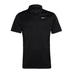 Koszulka tenisowa męska Nike Court Dri-Fit Polo Solid. Czarne koszulki polo męskie Nike, l, bez wzorów, bez ramiączek. Za 199.99 zł.