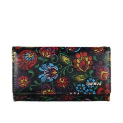 Duży portfel damski BajuBaj ze skóry licowej z biglem PD1602s169 RFID. Niebieskie portfele damskie bez wzorów, ze skóry. Za 171.00 zł.