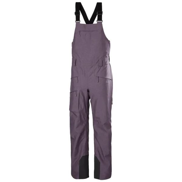Kombinezon narciarski damski z szelkami Helly Hansen Powderqueen 2.0. Fioletowe kombinezony damskie Helly Hansen, na lato, m, bez wzorów, z materiału, biznesowe, bez kołnierzyka, bez ramiączek. Za 1,298.50 zł.