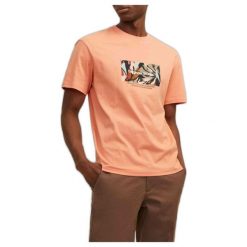 T-shirt Jack&Jones CANYONSUNSET męski. Brązowe t-shirty męskie Jack&Jones, na lato, l, bez wzorów, z materiału, bez kołnierzyka. Za 84.25 zł.