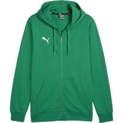 Bluza sportowa męska Puma B23621. Zielone bluzy sportowe męskie Puma, bez wzorów, casualowe, bez kołnierzyka, bez ramiączek. Za 189.00 zł.