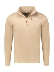 Geographical Norway Bluza polarowa "Tug" w kolorze beżowym rozmiar: 3XL. Brązowe bluzy bez kaptura męskie Geographical Norway, xl, z materiału. Za 52.79 zł.