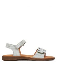 Froddo Sandały Lore Flowers G3150251-26 S Srebrny. Szare sandały dziewczęce Froddo, z nubiku, bez zapięcia. Za 229.99 zł.