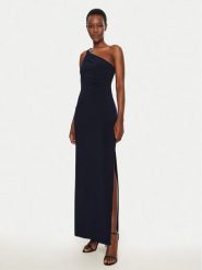 Lauren Ralph Lauren Sukienka wieczorowa 253751483 Granatowy Slim Fit. Niebieskie sukienki damskie Lauren Ralph Lauren, bez wzorów, z syntetyku, wizytowe, bez kołnierzyka, bez ramiączek. Za 679.99 zł.