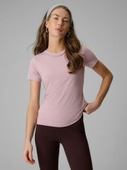 4F T-shirt slim gładki damski - różowy XS. Czerwone t-shirty damskie 4f, xs, bez wzorów, z dzianiny, bez kołnierzyka. W wyprzedaży za 39.99 zł.