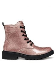Geox Botki J Casey J9420G 000KC C8014 S Różowy. Czerwone botki dziewczęce Geox, bez wzorów, ze skóry, bez ramiączek. Za 289.99 zł.