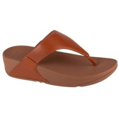 Japonki FitFlop W I88-592 brązowe. Brązowe klapki damskie bez wzorów, z gumy, bez obcasa. Za 499.10 zł.