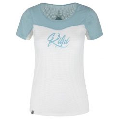 Damska koszulka do biegania Kilpi COOLER-W. Białe t-shirty damskie Kilpi, m, bez wzorów, bez kołnierzyka. Za 112.21 zł.