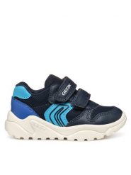 Geox Sneakersy B Ciufciuf B555RA 1454 C4226 M Granatowy. Niebieskie buty sportowe chłopięce Geox, ze skóry, bez zapięcia. Za 109.99 zł.